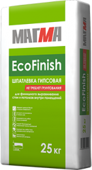 Гипсовая шпатлевка МАГМА «EcoFinish» купить по цене от 365 руб/шт.