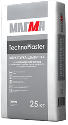 Цементная штукатурка «TechnoPlaster» купить по цене от 193 руб/шт.